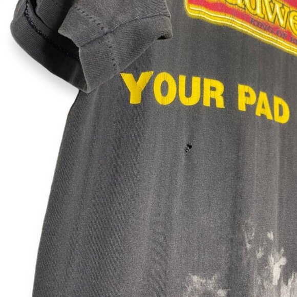 Vintage 90s Budweiser frogs Your Pad or Mine beer tee Changes single stitch M - Picture 10 of 14